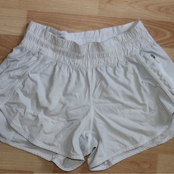 Women's White Lululemon Shorts - Picture 2 of 4